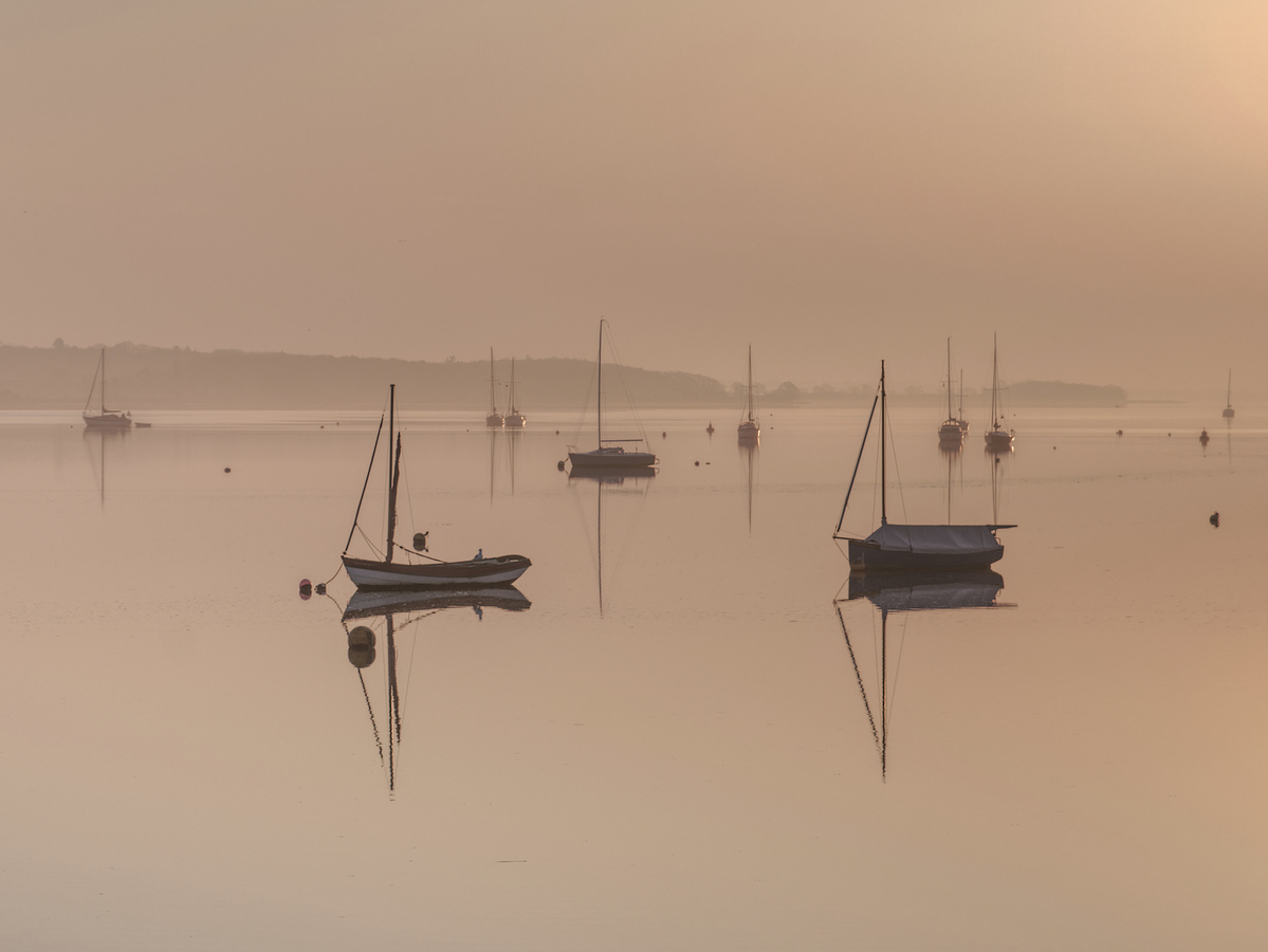 Saharan Dust on the Stour - Kevin Cannings